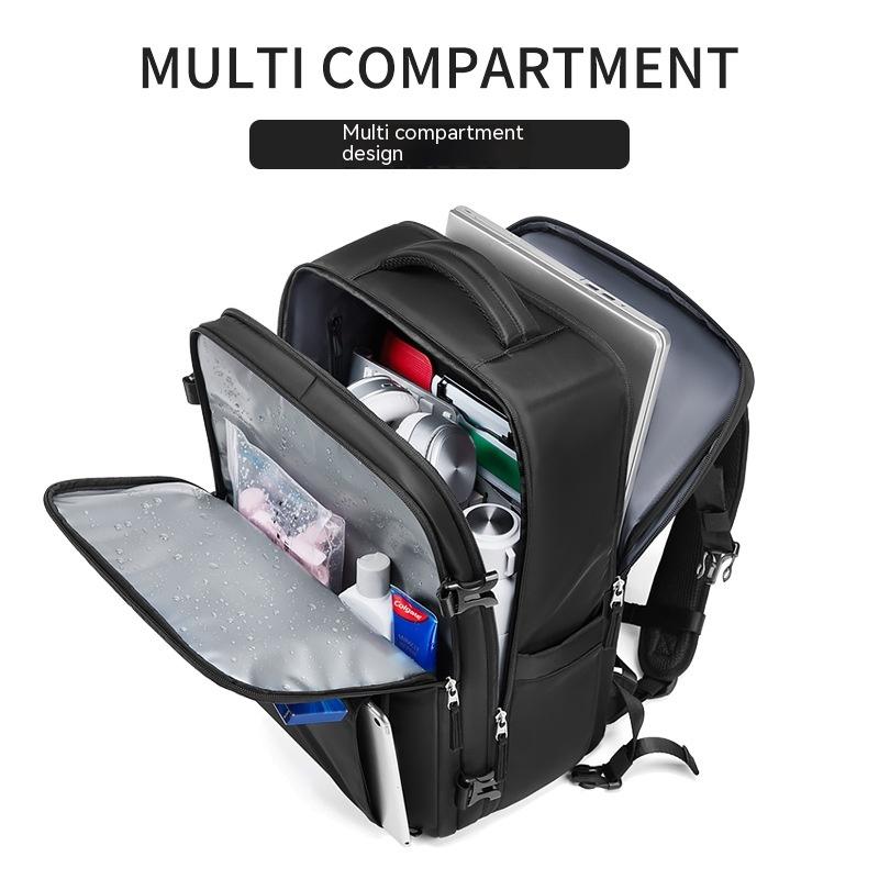 Nylon Travel Men's Large Capacity Lightweight Computer Backpack - Image 3