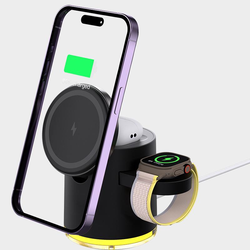 Folding Magnetic Three-in-one Wireless Charger - Image 7