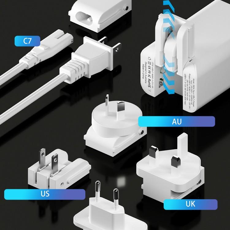 Stylish And Portable Fast Charge Charger With Color Screen Digital Display - Image 2