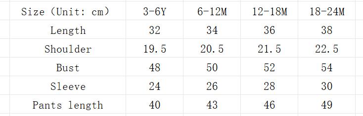 Infant Printing 3-piece Set Suit - Image 7