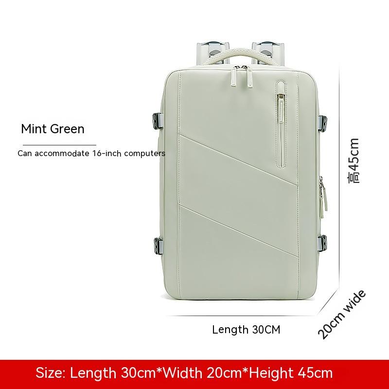 Nylon Travel Men's Large Capacity Lightweight Computer Backpack - Image 8