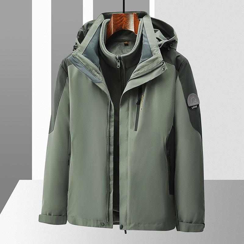 Three-in-one Removable Windproof Waterproof Jacket - Image 4