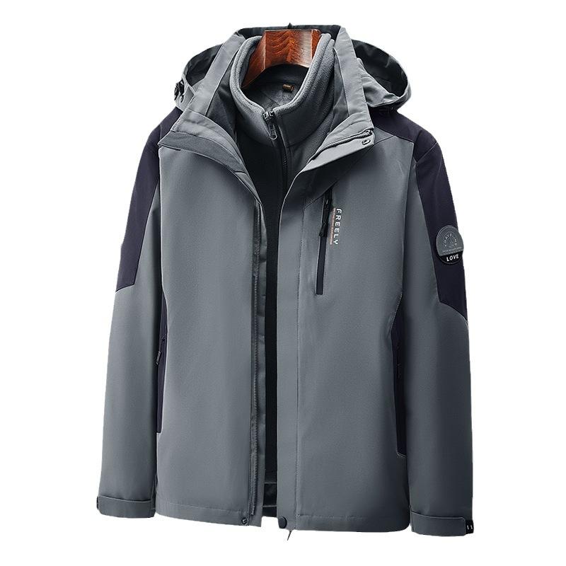 Three-in-one Removable Windproof Waterproof Jacket - Image 10