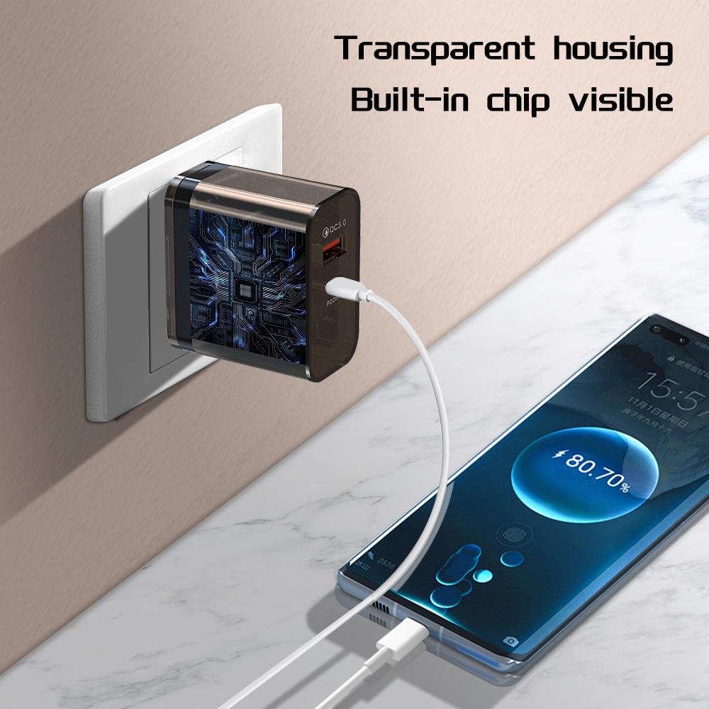 38W Transparent Case Charging Adapter - Image 3