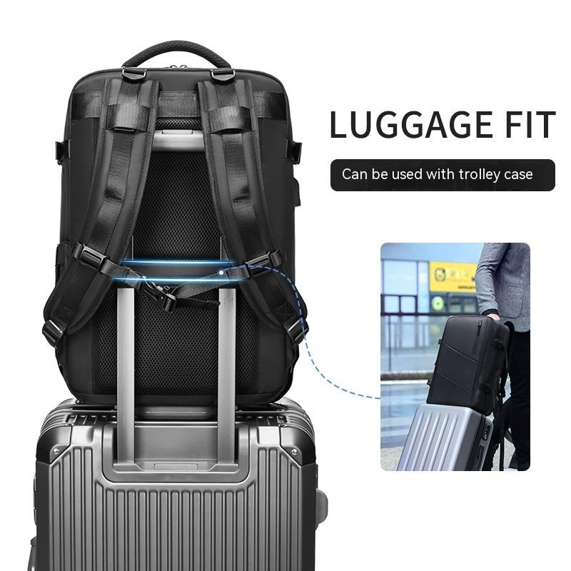 Nylon Travel Men's Large Capacity Lightweight Computer Backpack - Image 4