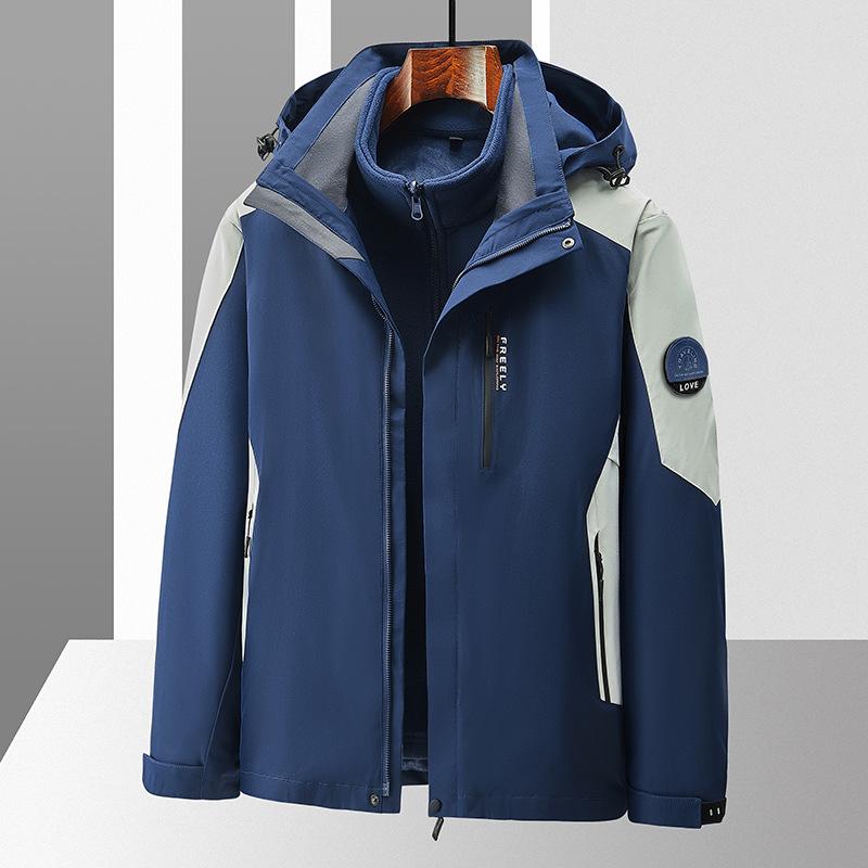 Three-in-one Removable Windproof Waterproof Jacket - Image 5