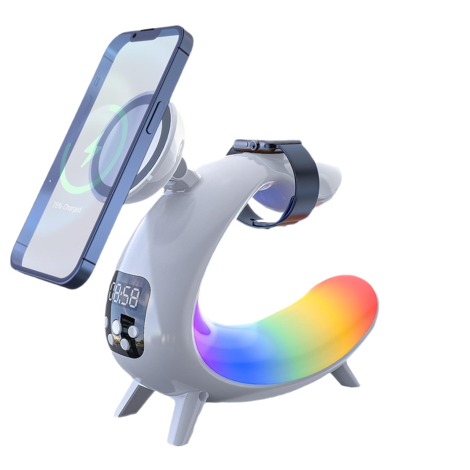 Liuyi Multi-function Wireless Charging Bedside Table Lamp - Image 4