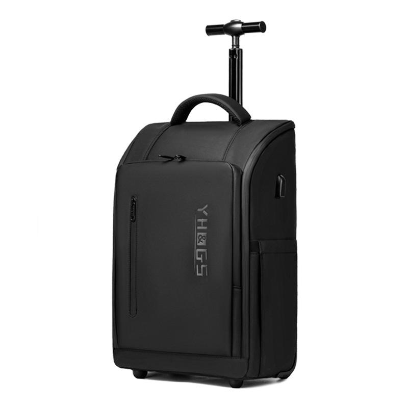 Trolley Backpack Double-shoulder Travel Ultra Light Draw-bar Luggage - Image 3