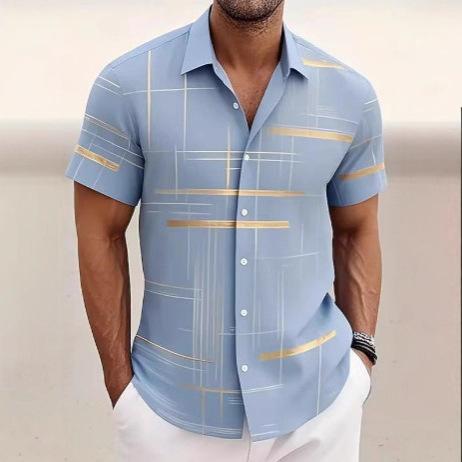 Men's Button Shirt Casual Fashion Outdoor Vacation - Image 2