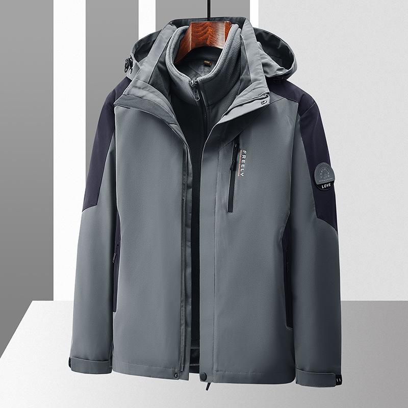 Three-in-one Removable Windproof Waterproof Jacket - Image 3