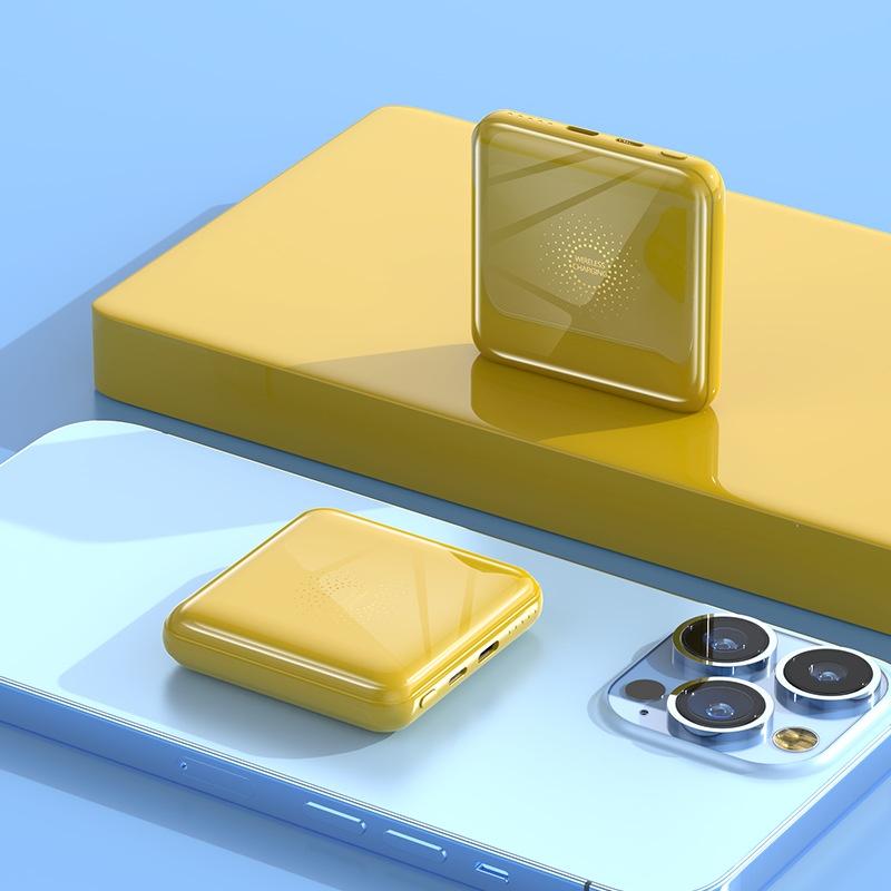 Compact Power Bank 10000 MA Wireless Fast Charging Ultra-thin Portable Smart Universal - Image 6