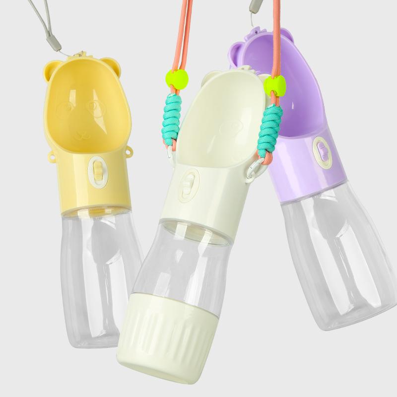 2 In 1 Portable Dog Water Bottle For Small Big Dogs Cat Outdoor Leak-proof Puppy Drinking Bowl With Food Container Pets Feeder Pet Products - Image 6