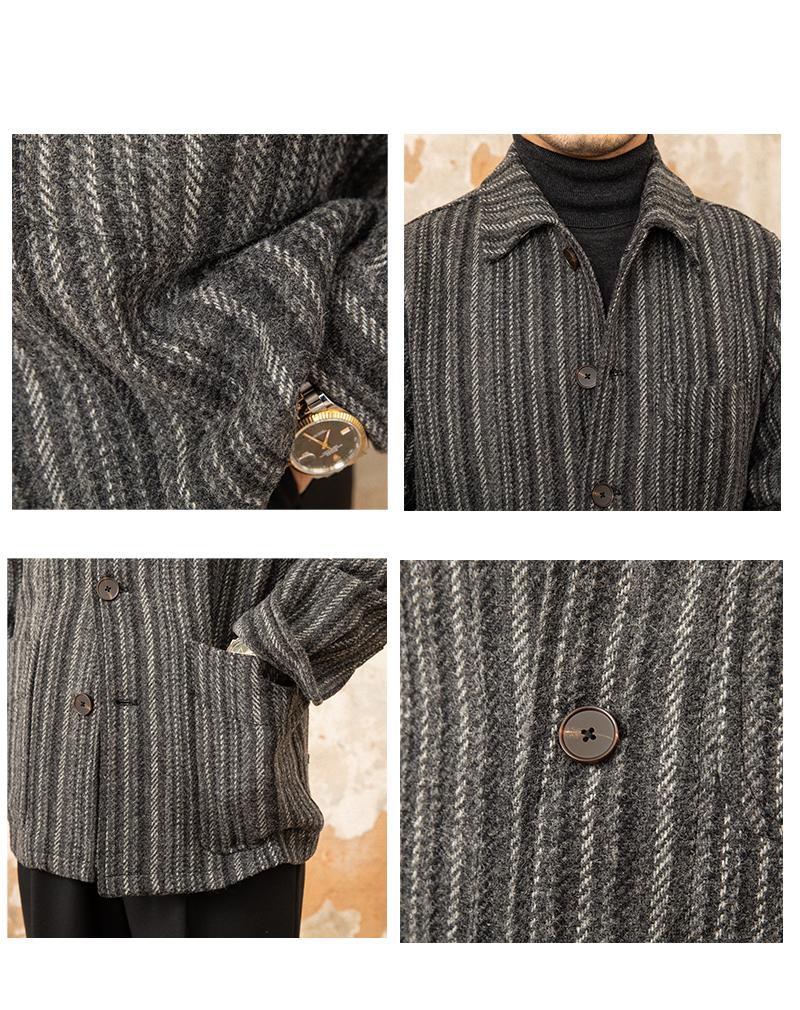 Men's All-in-one Striped Jacket Trend - Image 5