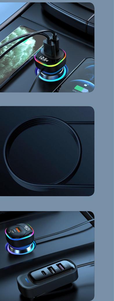 Car Charger Super Fast Charge Multi-function - Image 4