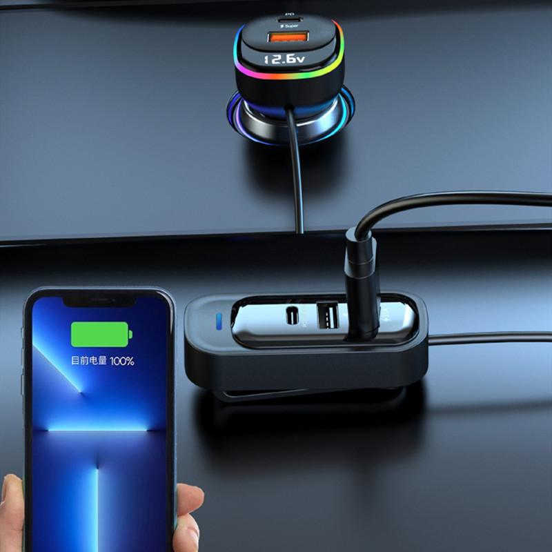 Car Charger Super Fast Charge Multi-function - Image 2