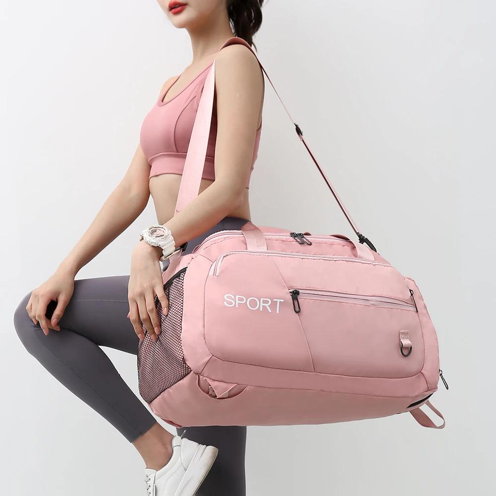 Luggage Bags For Women Handbag Oxford Men's Fitness Gym Shoulder Bag Waterproof Sports Travel Backpack With Shoes Compartment - Image 2