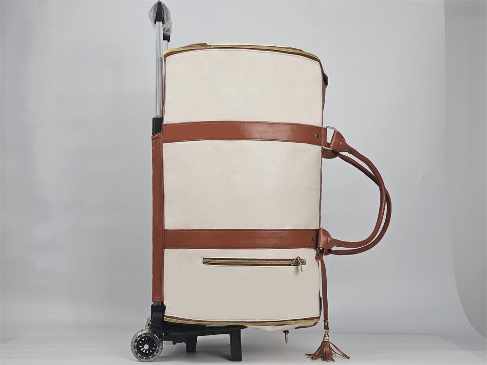 Large Capacity Trolley Travel Bag, Portable Folding Fitness Bag - Image 9