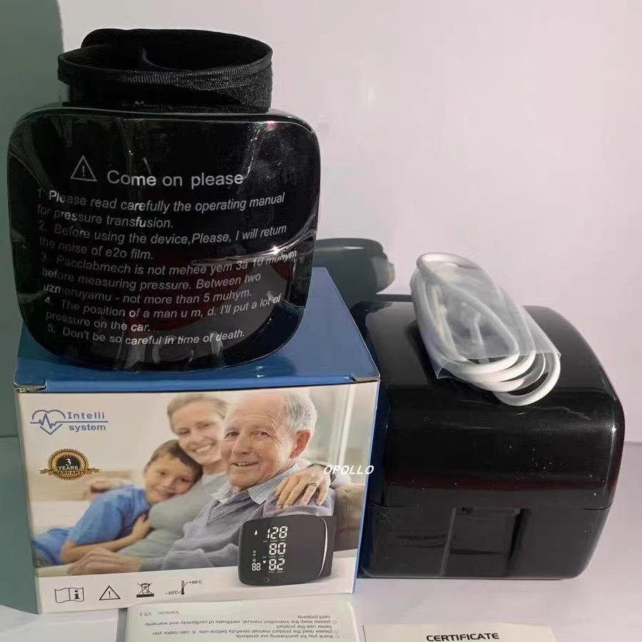 Wrist Sphygmomanometer Rechargeable Blood Pressure Meter Wrist Blood Pressure Eter Smart Touch Screen Blood Pressure Meter Household Electronics - Image 4