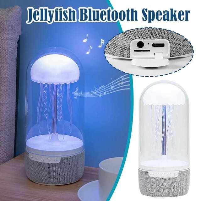 3 In 1 Creative Colorful Jellyfish Lamp Bluetooth-compatible Speaker Ellyfish Speaker With Lights For Home Office - Image 2