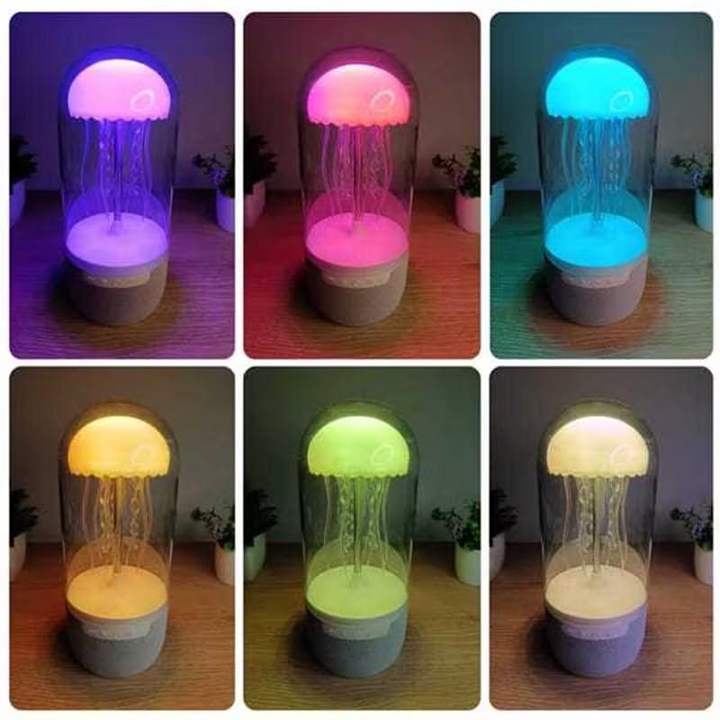 3 In 1 Creative Colorful Jellyfish Lamp Bluetooth-compatible Speaker Ellyfish Speaker With Lights For Home Office - Image 4