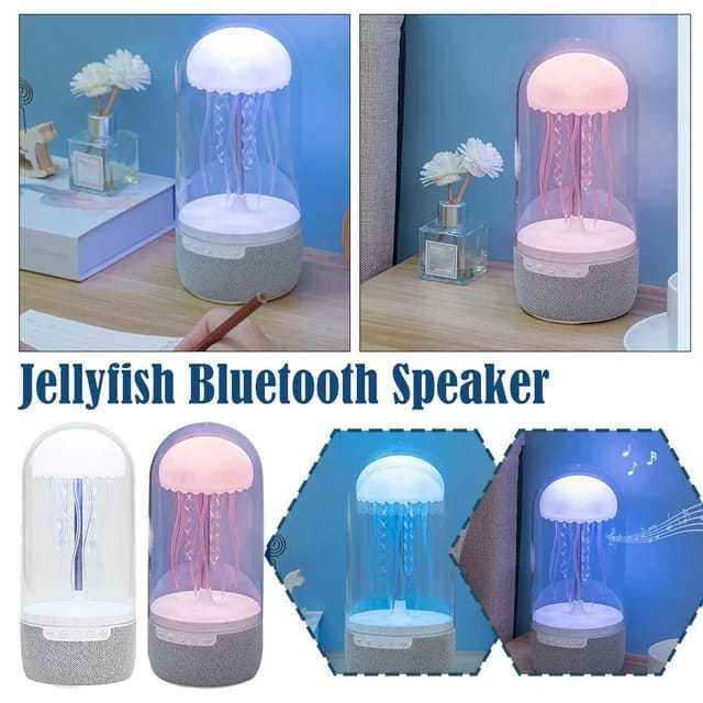 3 In 1 Creative Colorful Jellyfish Lamp Bluetooth-compatible Speaker Ellyfish Speaker With Lights For Home Office - Image 5