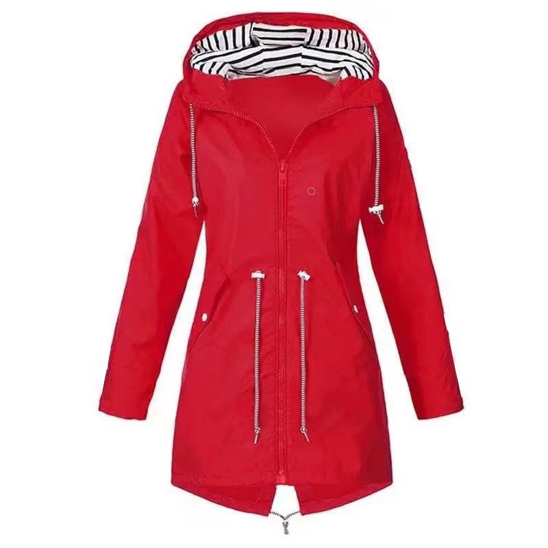 Zipper Women's Jacket 3-in-1 Outdoor Hooded Mountaineering Jacket - Image 7
