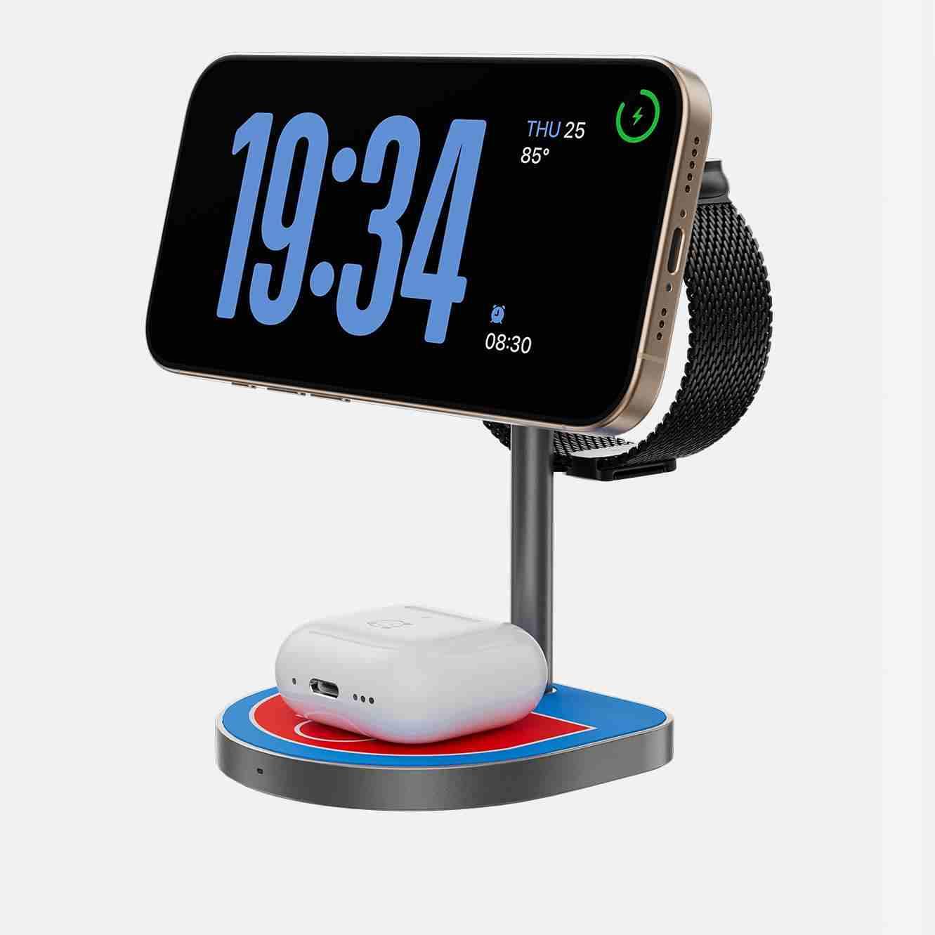 Three-in-one Basketball Magnetic Wireless Charger - Image 6